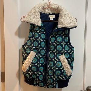 Maeve Sherpa lined puffer vest